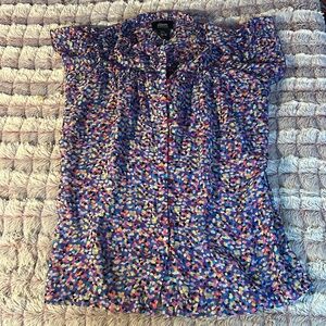 Allison button down soft blouse size small